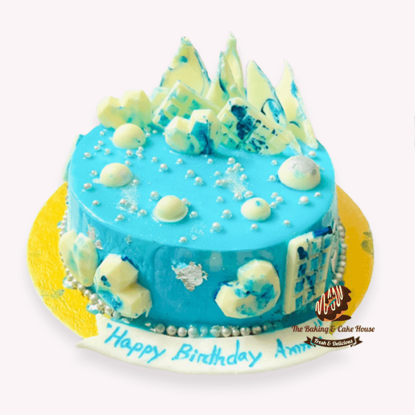 Sky Blue Cakes for Mom & Dad